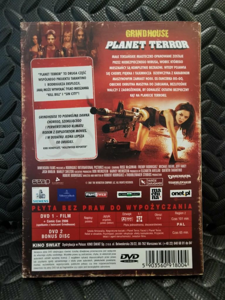 Planet Terror - DVD stan idealny