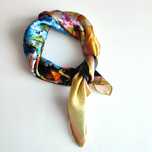 100% silk, elegancka  jedwabna apaszka