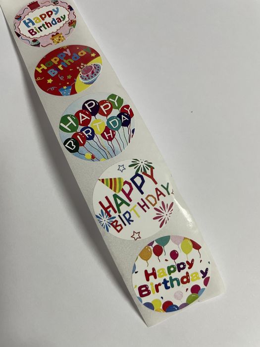 Autocolantes / Stickers em rolo para Festas / Negócio