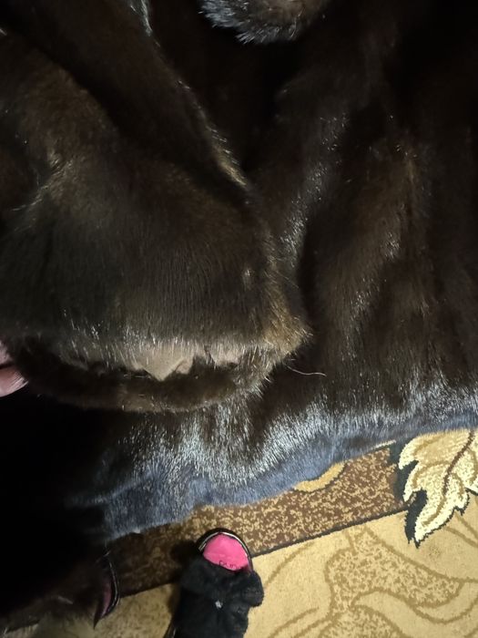 Шуба з натурального хутра норки, розмір від хс до л