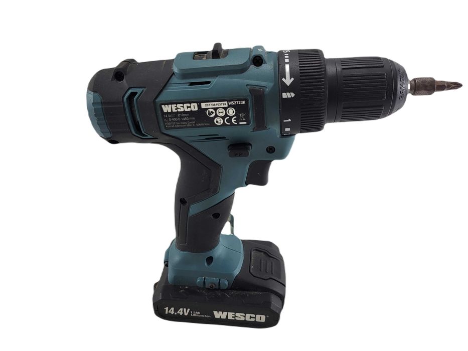 Wkrętarka Wesco WS2723K ładowarka Wesco ACG18LD