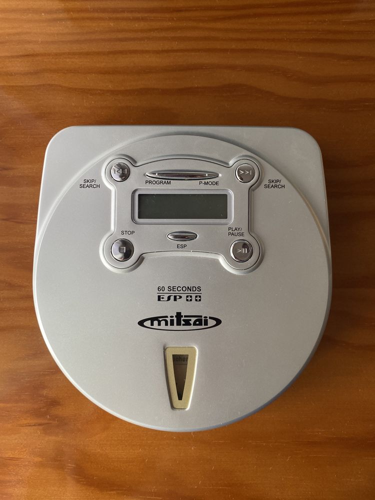 Leitor de CDs portátil Discman Mitsai