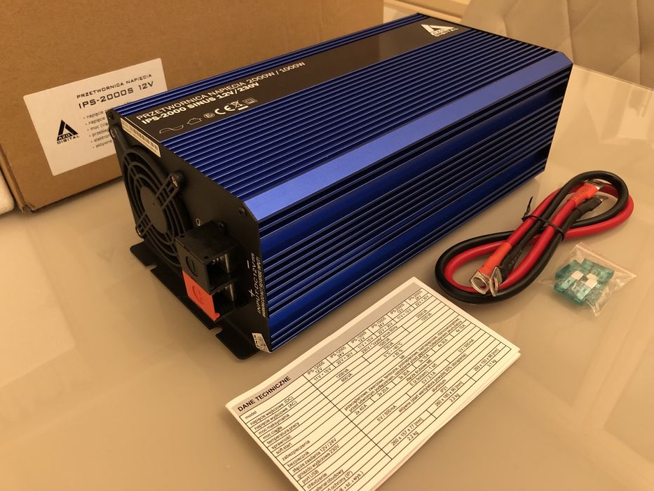 Інвертор, перетворювач напруги, 1000/2000w