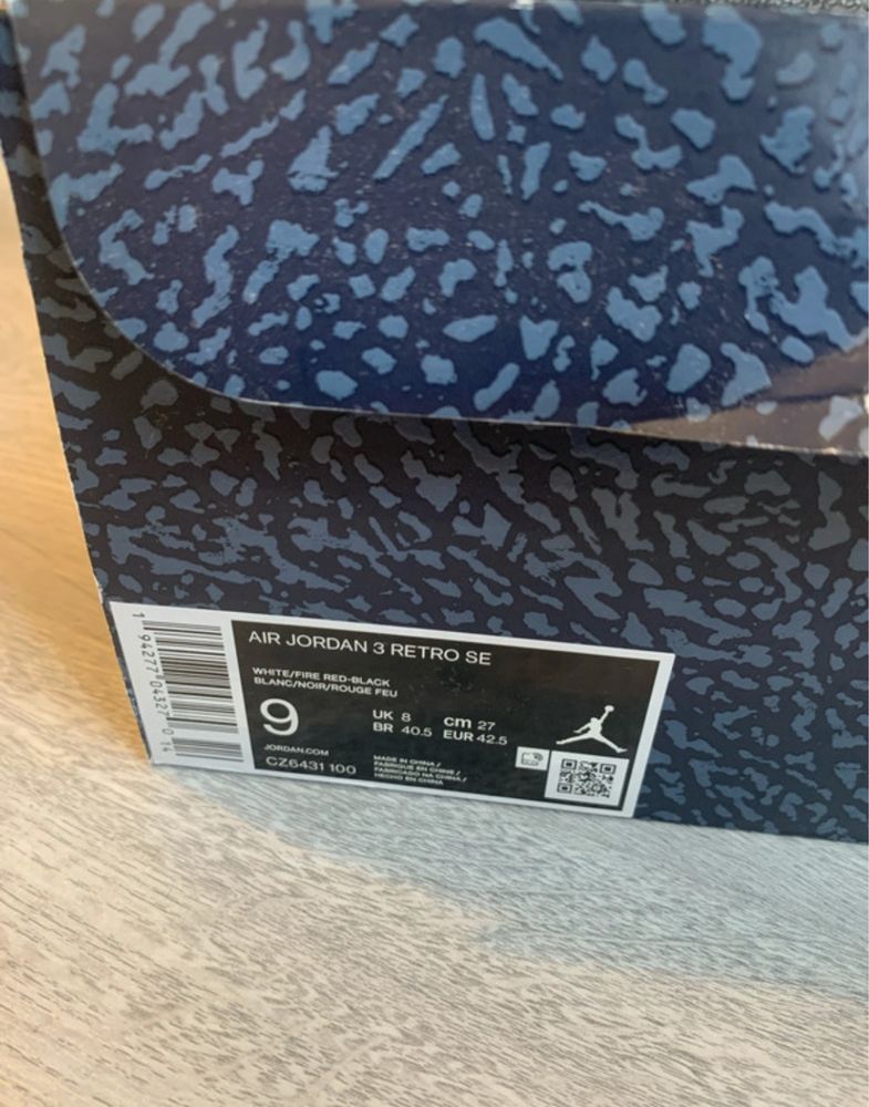 Jordan 3 denim originais