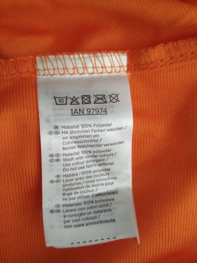 FIFA Nederland Word Cup Brasil 2014 pomarańczowy t-shirt XL