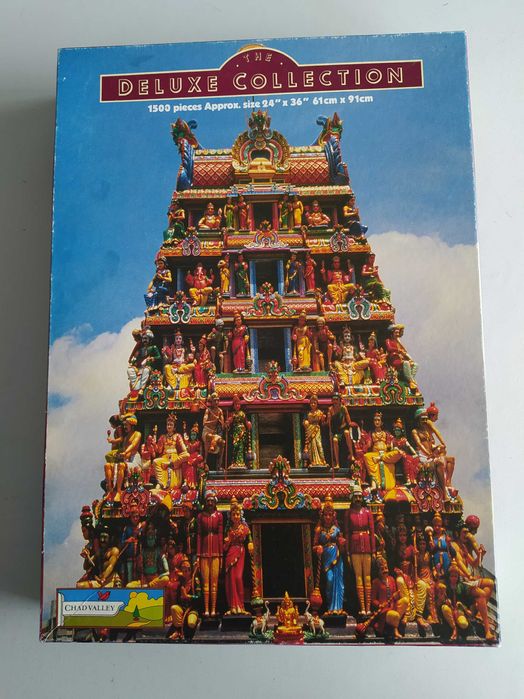 Puzzle 1500 elementów, Indie, hinduska budowla, kompletne