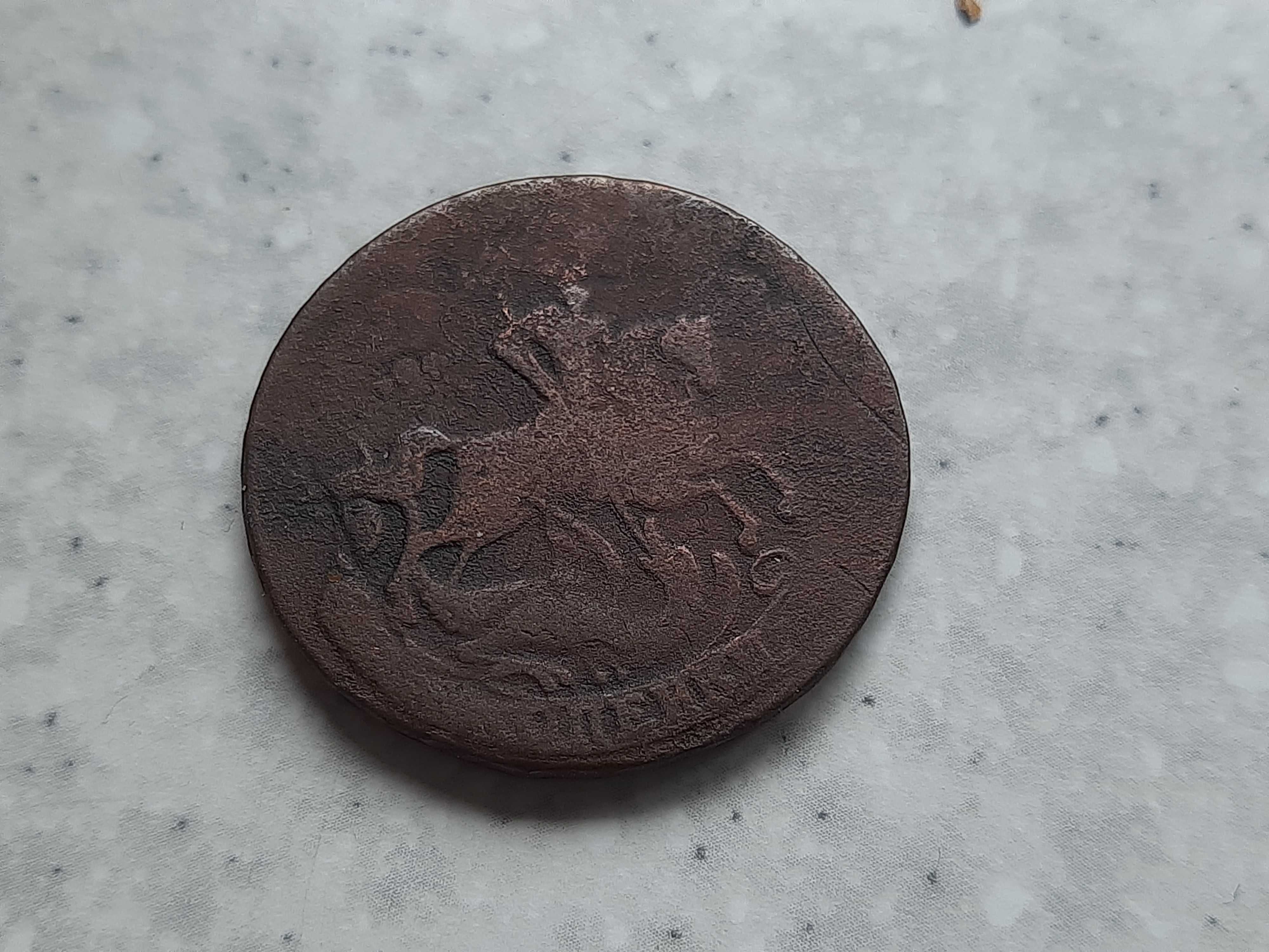 Монета 2копейки 1757г.