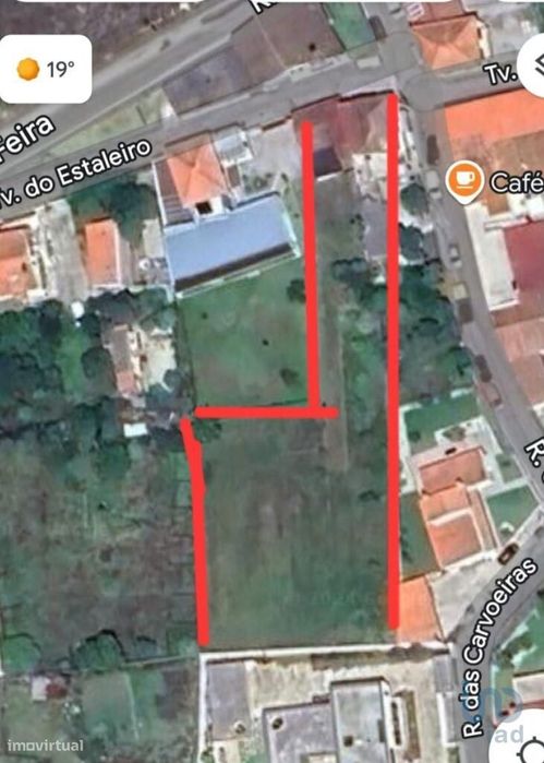 Terreno em Alvarães de 1500,00 m2