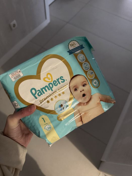Підгузки Pampers Premium Care розмір 1 (2-5 кг), 26 шт