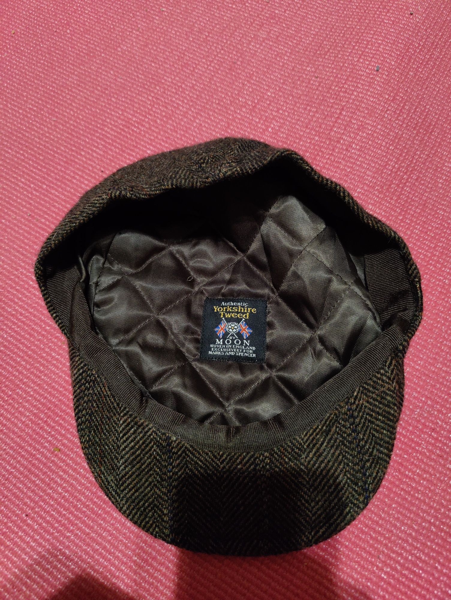 Harris tweed czapka oprychówka kaszkiet