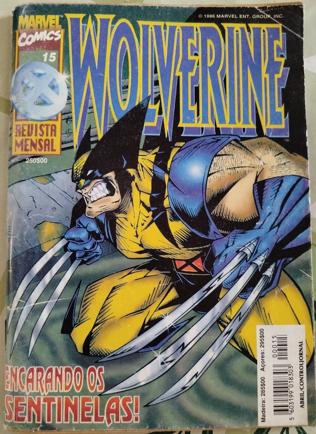 Livro Wolverine de 1996