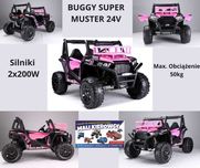 Buggy Super MUSTER 24V na akumulator dla dzieci Odbiór Wysyłka