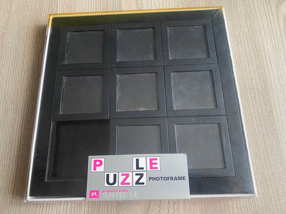 Ramka stojąca na zdjęcia obrazek w formie puzzli