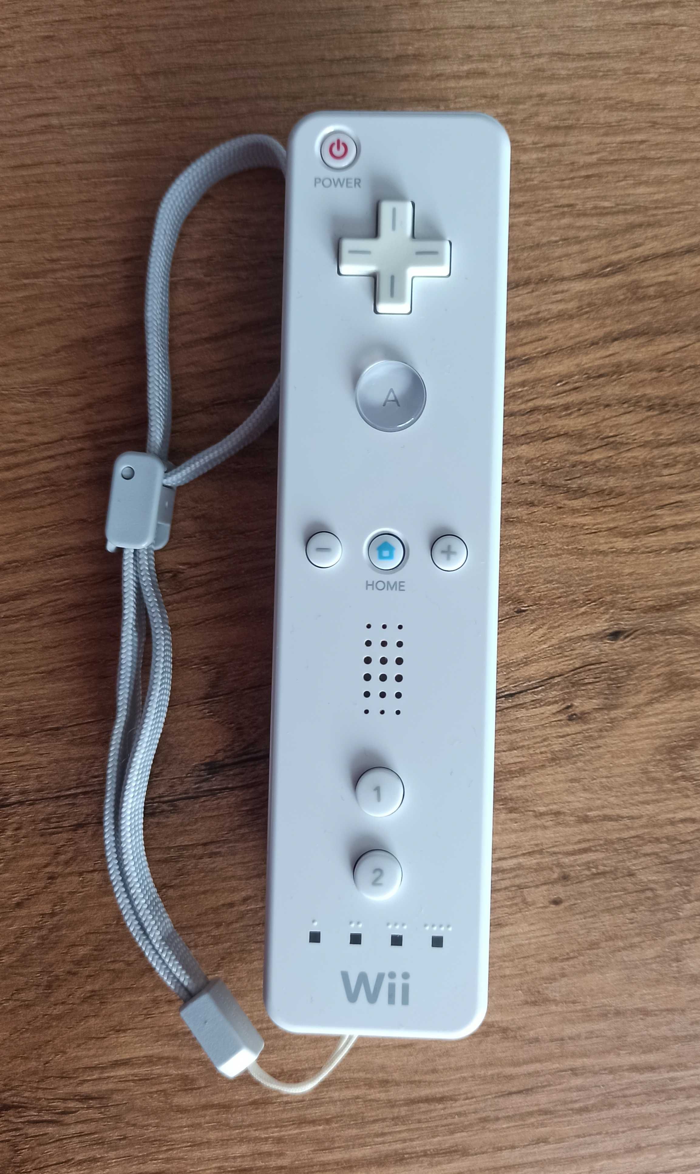 Oryginalny Nintendo Wii PIlot/Remote RVL-003 Biały + Smycz