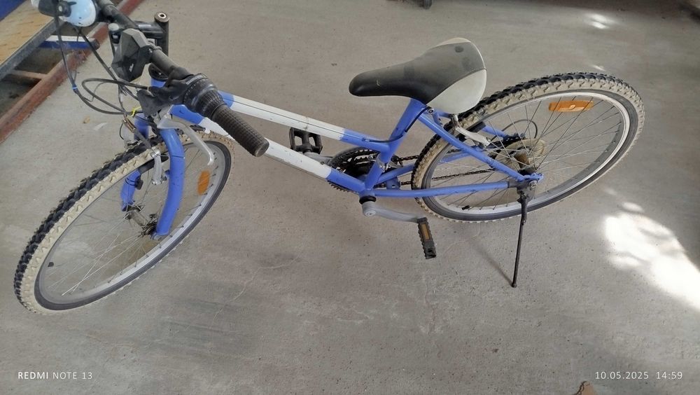 Rower 24 niebieski unisex