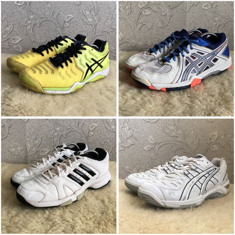 Дивіться усі фото, 12+ пар, кросівки Asics, р. 42,5 42 волейбол, теніс