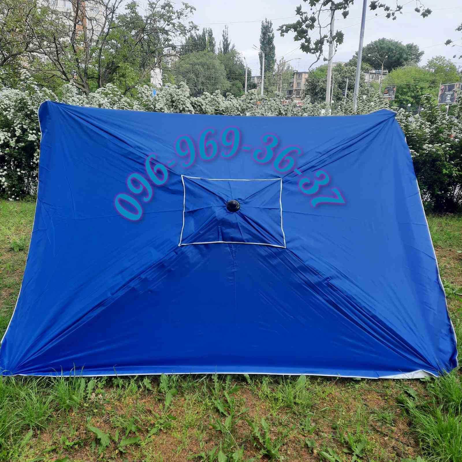 Розмір 4×3м, торговый зонт,  торгова парасоля,  Садовый зонт