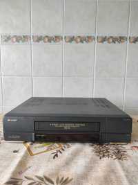 Leitor e Gravador CASSETE VHS SHARP VC A63 SM (GY)