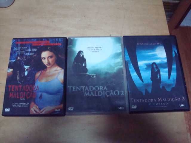 lote 21 filmes terror originais, etc