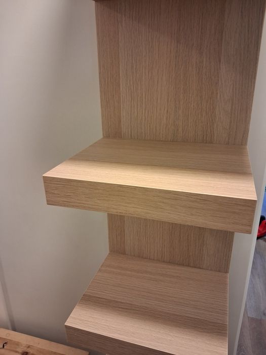 LACKEstante lack ikea
Estante de parede, ef carvalho c/velatura branc