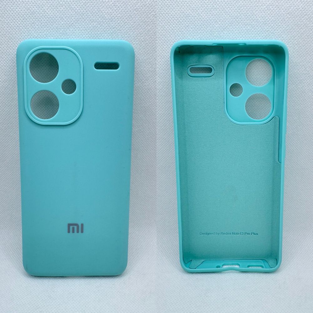 Брендовый чехол бампер для Xiaomi Redmi Note 13 Pro Plus софт тач