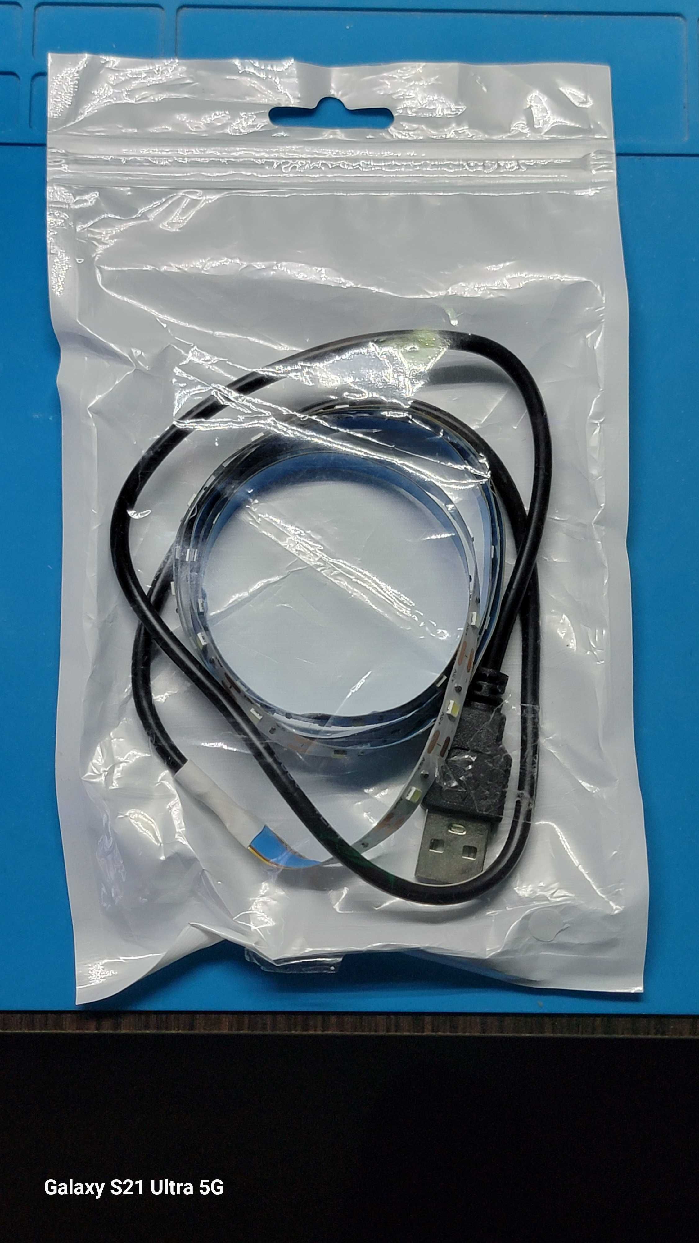 LED лента USB 5V до повербанок 1 метр