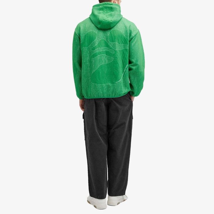 Новая кофта  худи Nike x Off-White ( найк hoodie green ) c америки L
