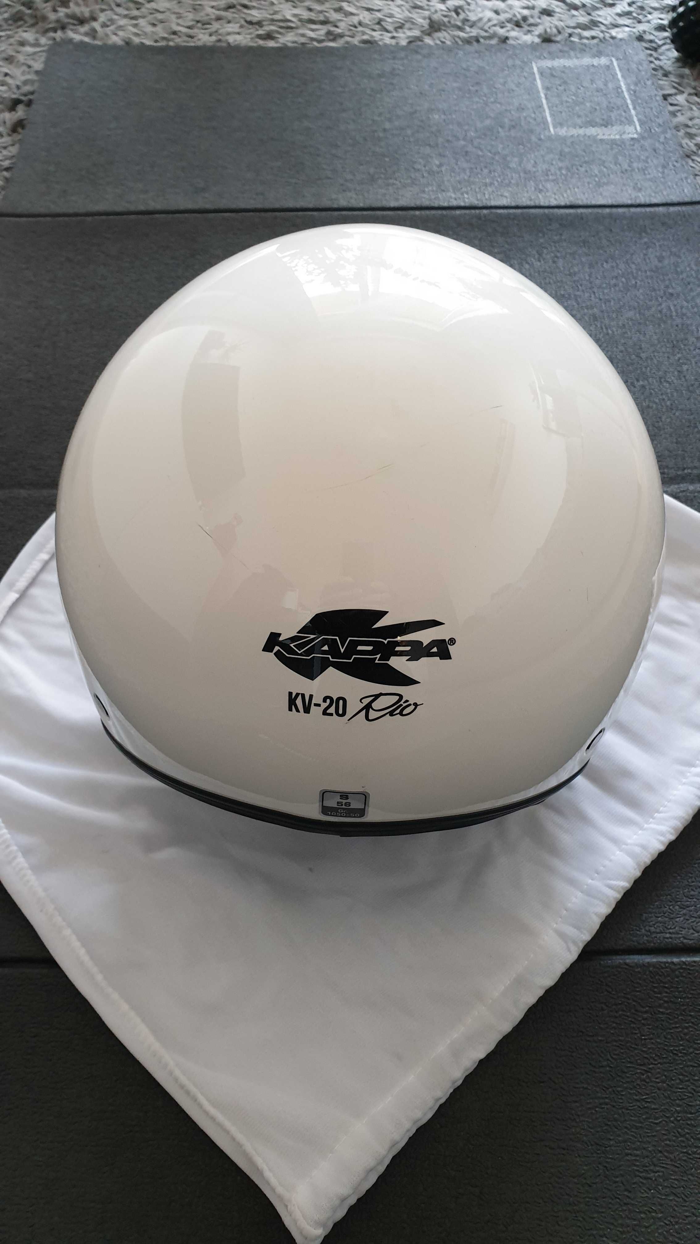 kask na skuter / motocykl KAPPA KV-20 Rio Biały rozmiar S