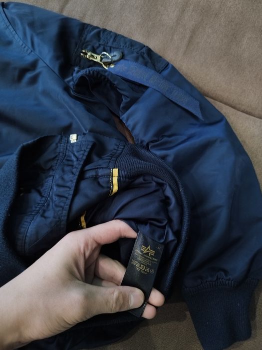 Бомбер куртка Alpha Industries MA-1 cwu45 bomber jacket