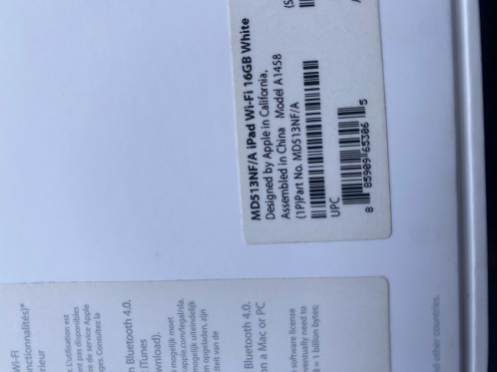 Ipad wi-fi 16gb branco