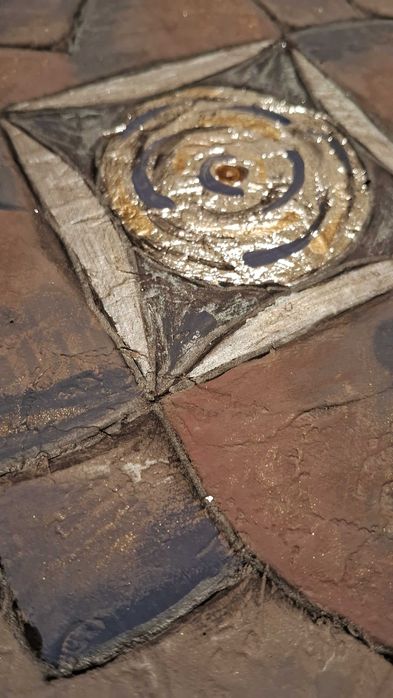 Obraz malowany akrylami "Lotus"