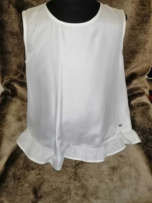 Top branco para menina Tiffosi Tam. 13/14A - como novo