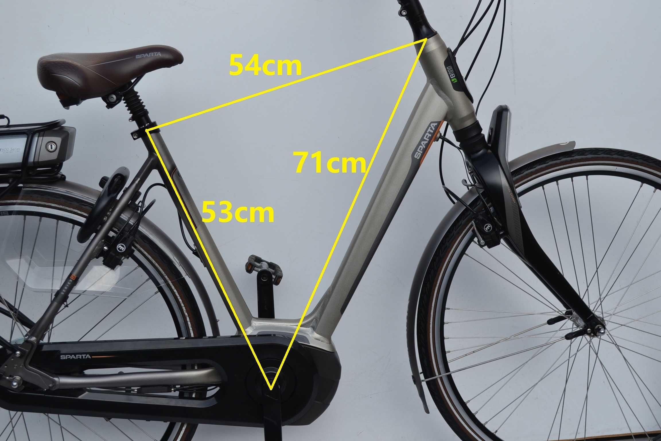 Para rowerów elektrycznych sparta M8i małe przebiegi bat 600Wh polecam