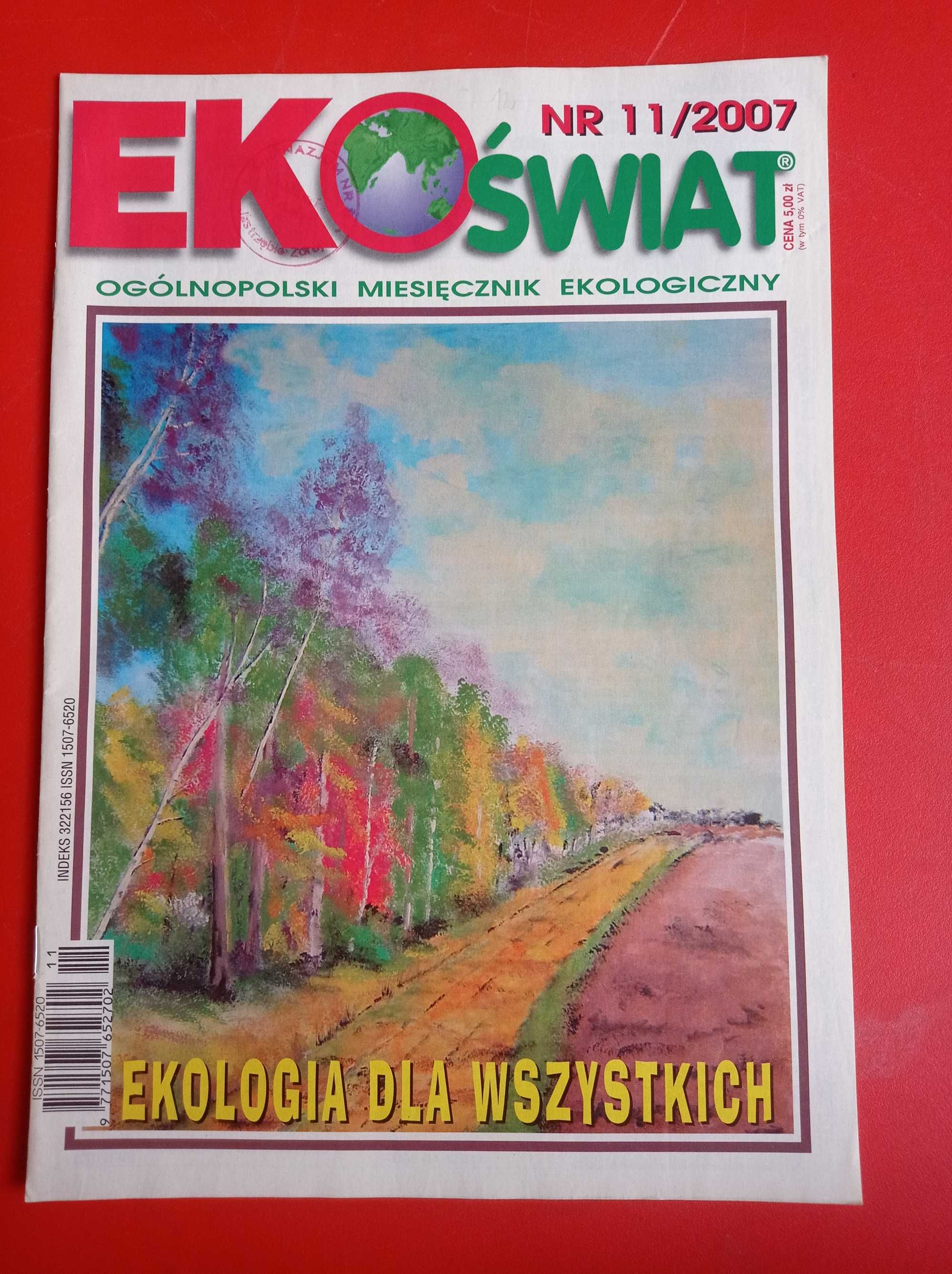 EkoŚwiat, miesięcznik ekologiczny, nr 11/2007, listopad 2007