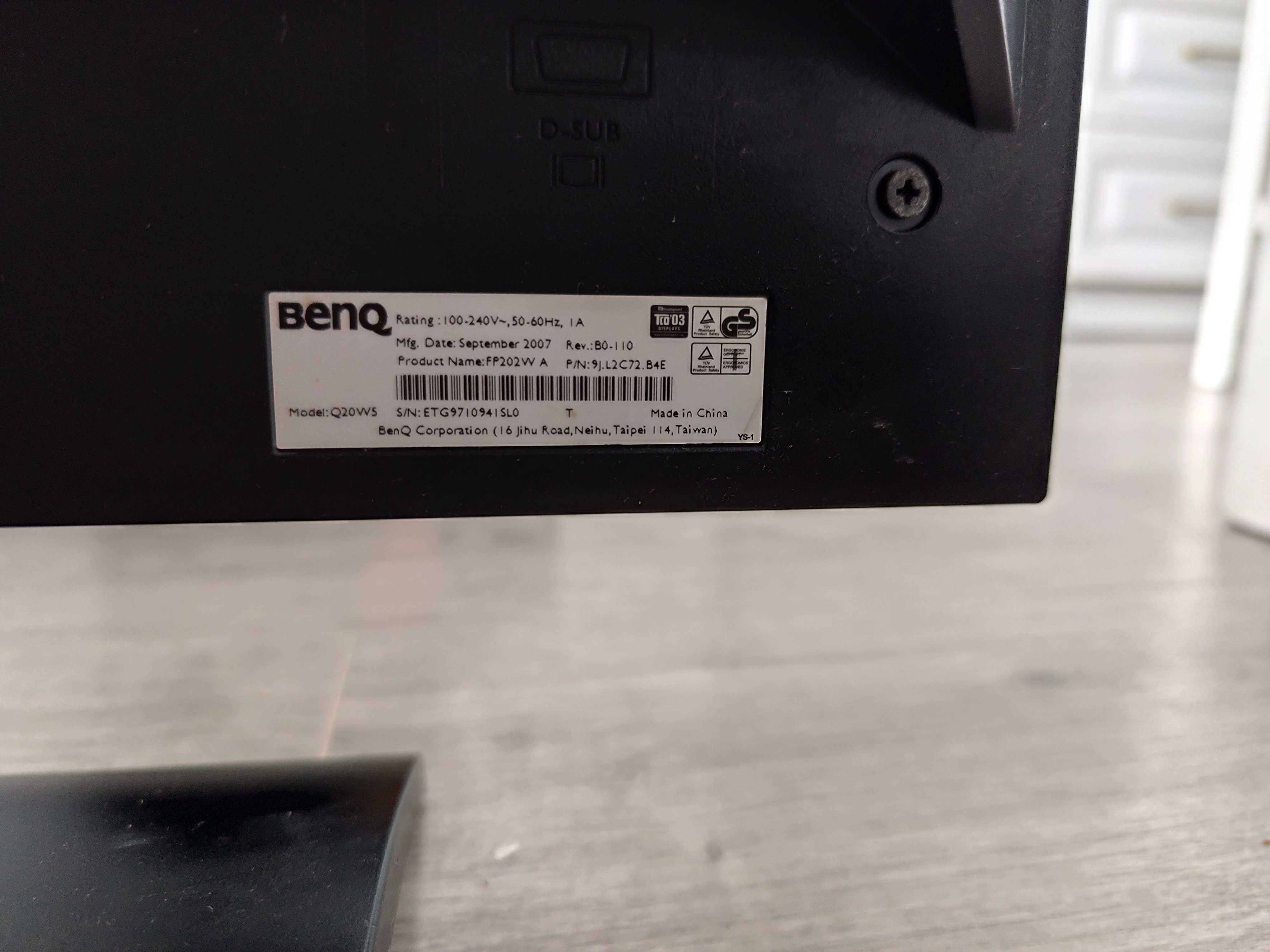 Monitor BenQ 19'