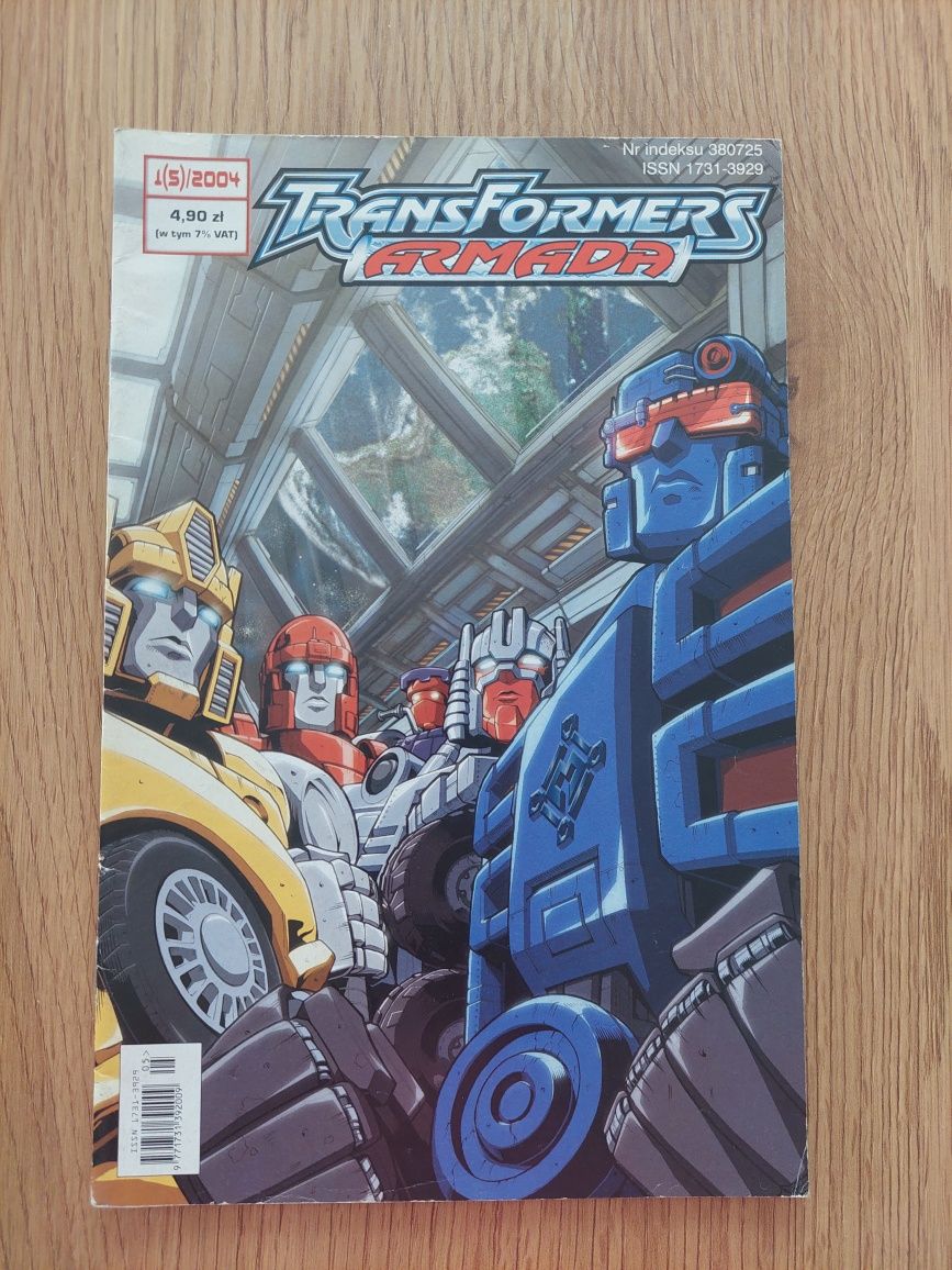 Transformers Armada Komiksy 5 zeszytów 2003/2004