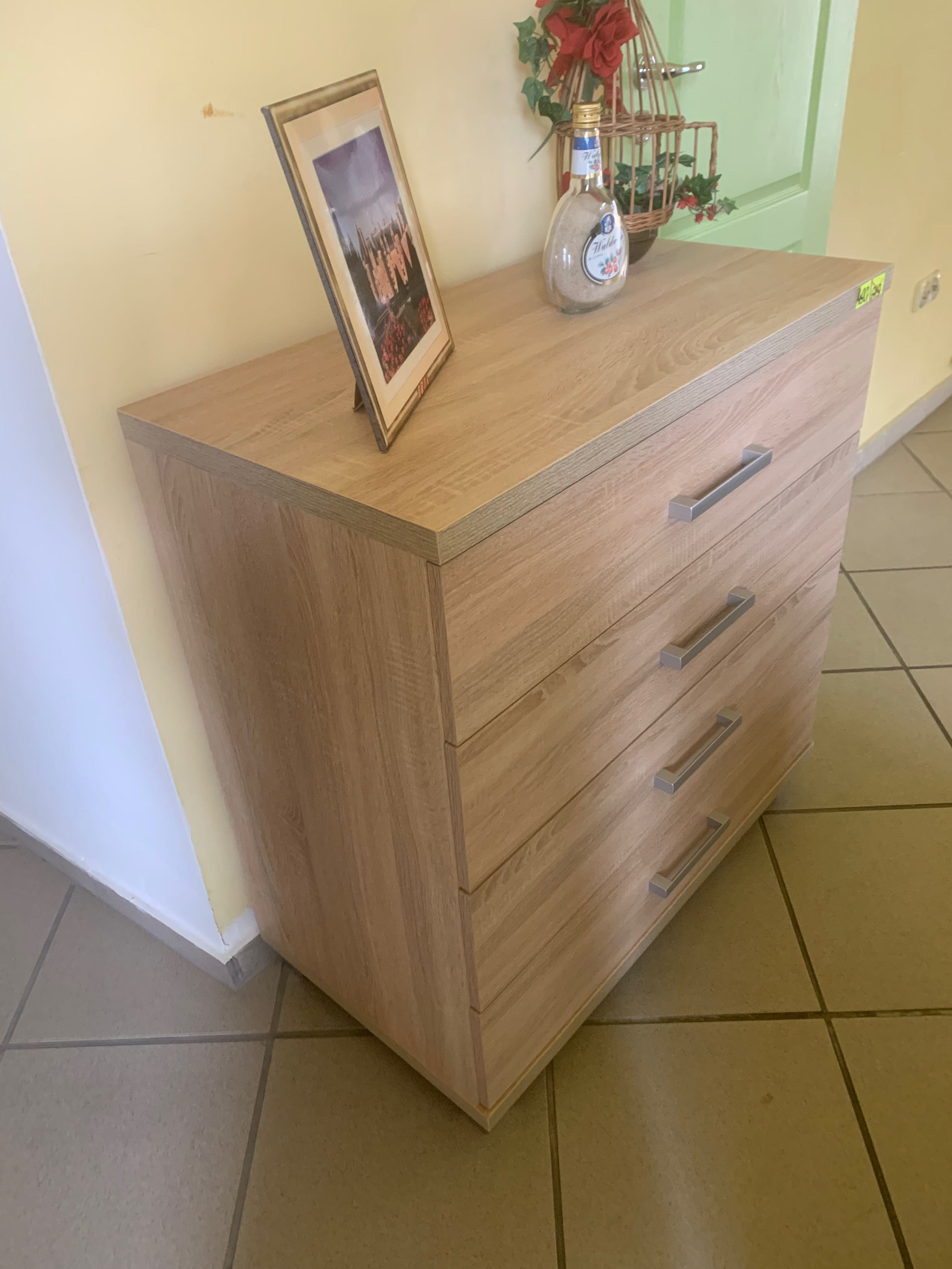 Komoda nowa 4 szufladowa w dąb sonoma