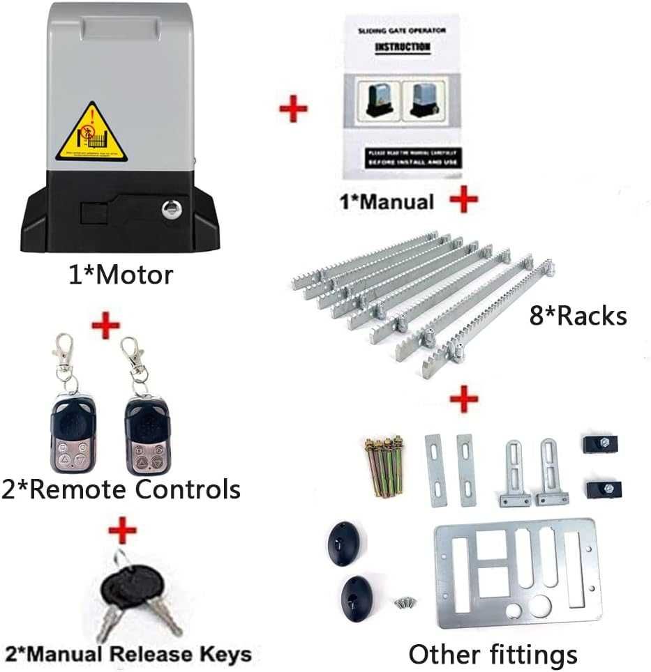 Automatismo para Portões de Correr - Cremalheira galvanizada 4m