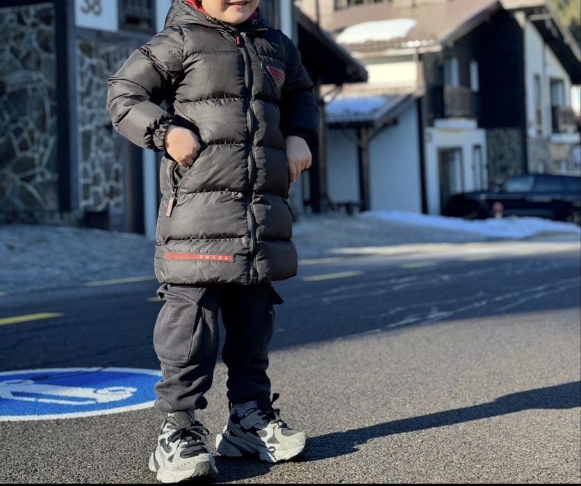 Дитячий Зимовий пуховик зимова куртка