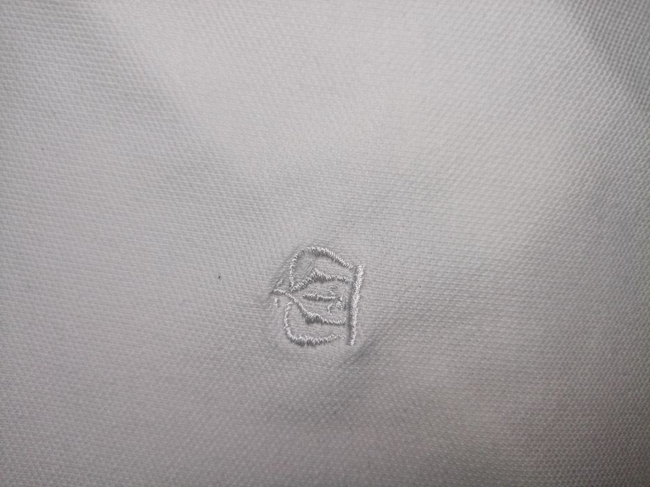 Firmowa koszulka polo biała męska rozmiar XXL