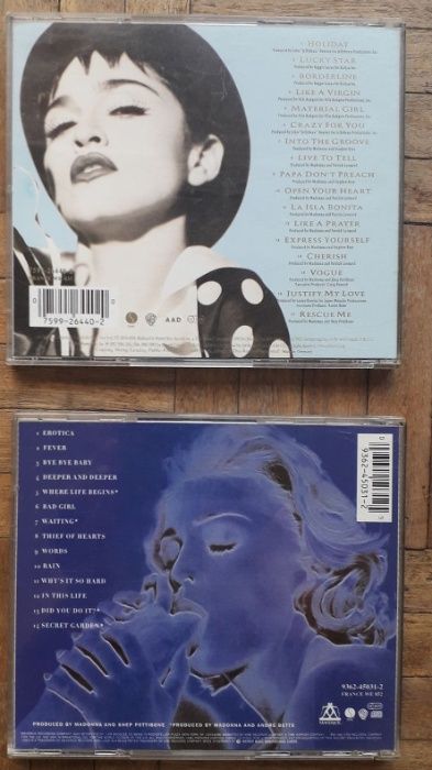 Madonna - The immaculate colection + Erotica - 2 CDs