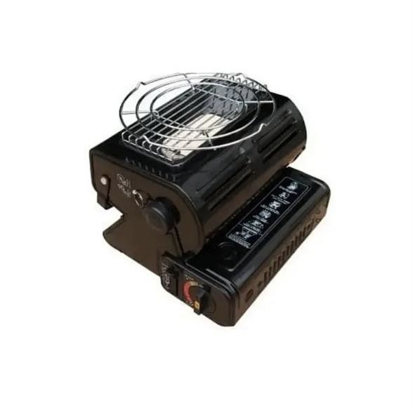 Туристический газовый обогреватель Happy Home 1.3 кВт с переходником