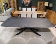 Stół LAFAYETTE  spiek na szkle(beczka)240x114 Remo Meble Promocja 40%