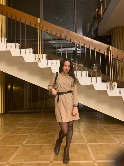 Бежева Сукня-гольф Zara 26/S