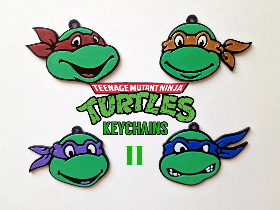 Chapas de Chaves 'Ninja Turtles' - Design em Relevo