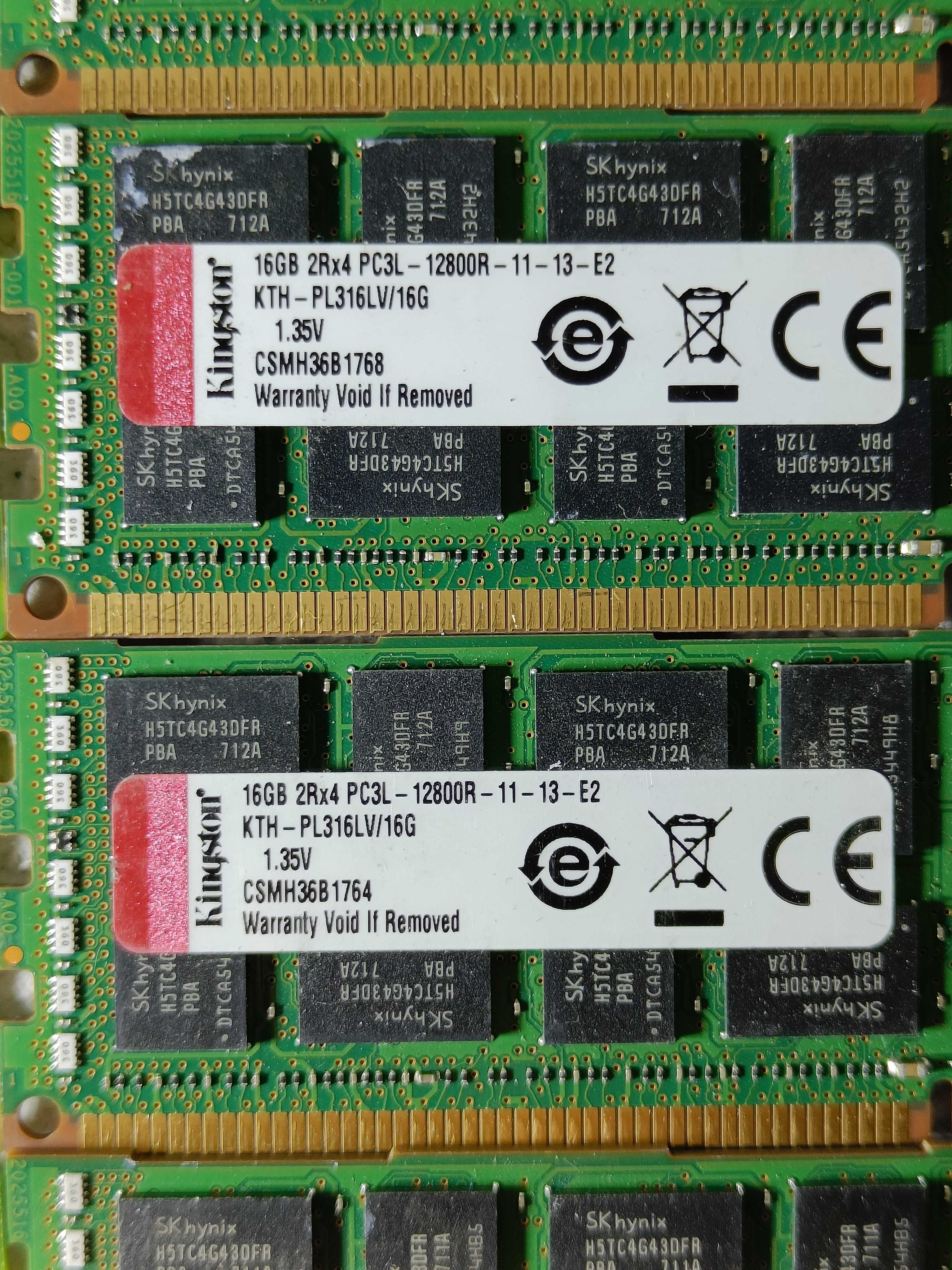 СЕРВЕРНА оперативна память DDR3 16GB 8GB ECC REG Samsung Hynix 1600MHz