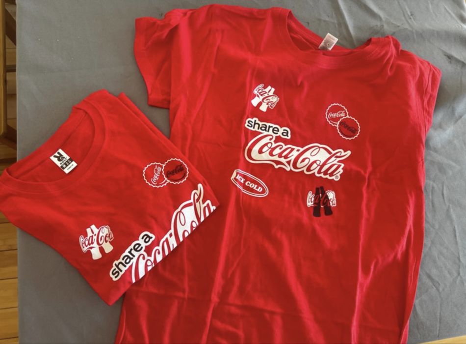Pack 2 tshirts coca cola