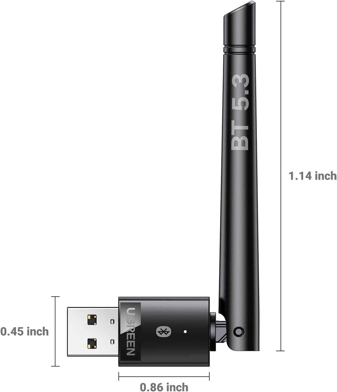 Adapter USB Bluetooth 5.3 Nadajnik Odbiornik 100m Ugreen
