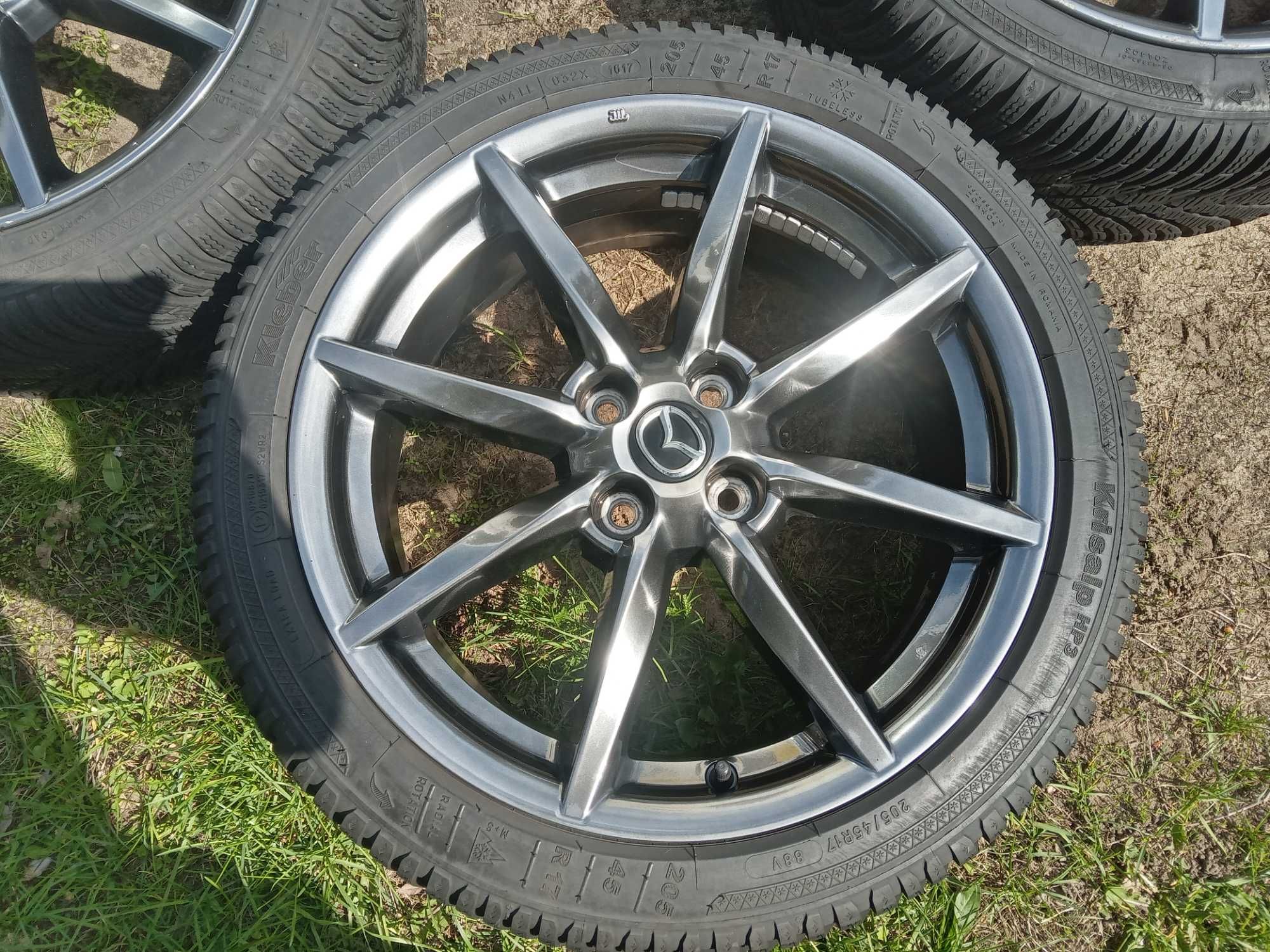 Alufelgi Mazda orginał MX5 17cali z 9ponami 205/45R17