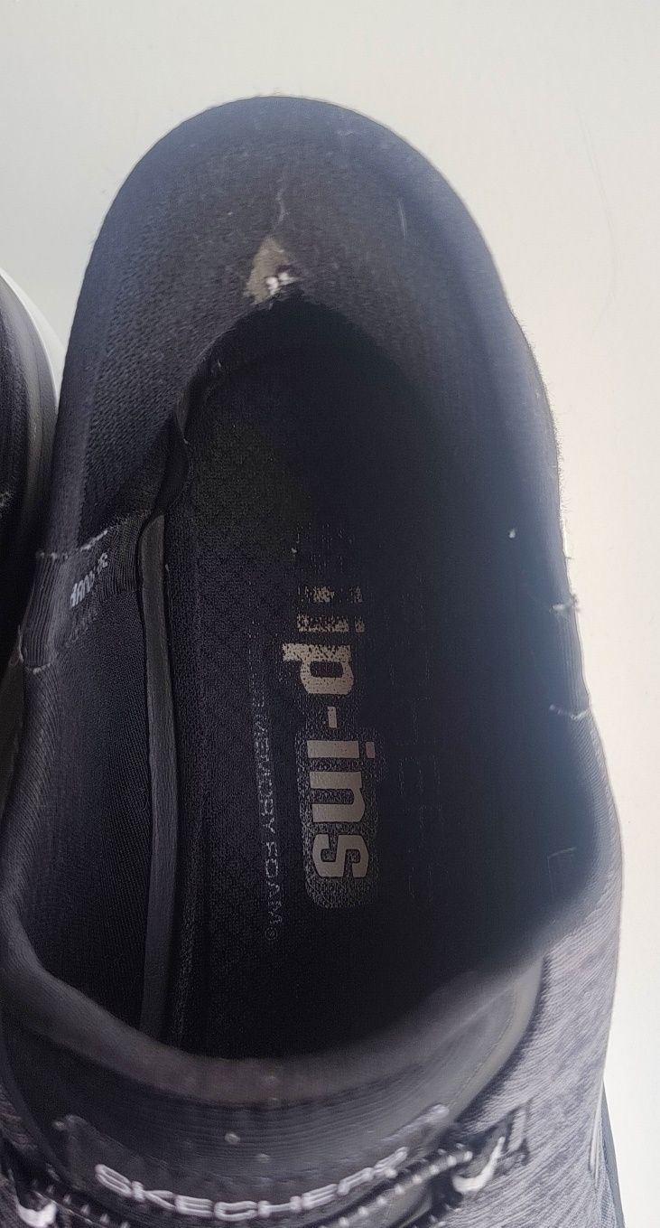 Skechers "slip-ins" BLACK/ciemno szary r. 36,5